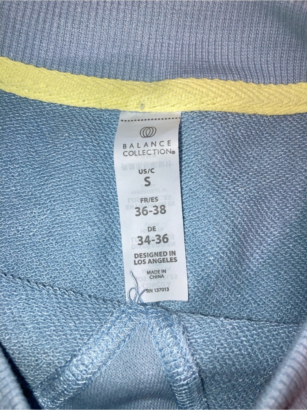 Balance Collection Women's Light Blue Crewneck Sweater - Picture 4 of 6